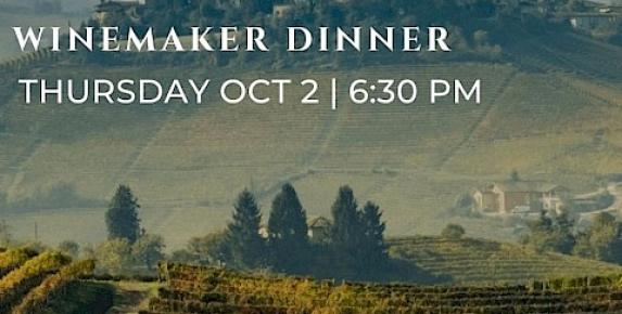 Barolo Wine Dinner at Piazza D'Angelo