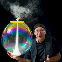 The Amazing Bubble Man at Marin Center