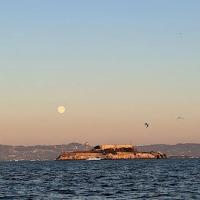 Full Moon Sail on San Francisco Bay with Schooner Freda B
