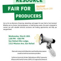 AIM Resource Fair For Producers: In-Person Event
