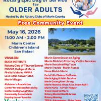 Fire Safe Marin at the Rotary Epic Day of Service for Older Adults