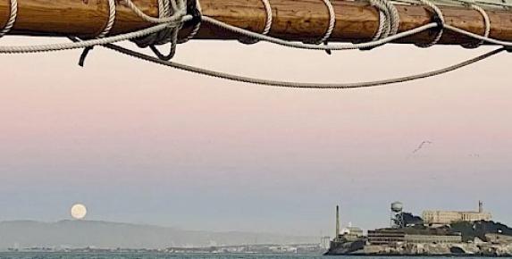 Blue Moon Sail on Schooner Freda B