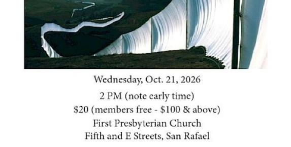 Marin History Museum's Speaker Series presents Christo’s…