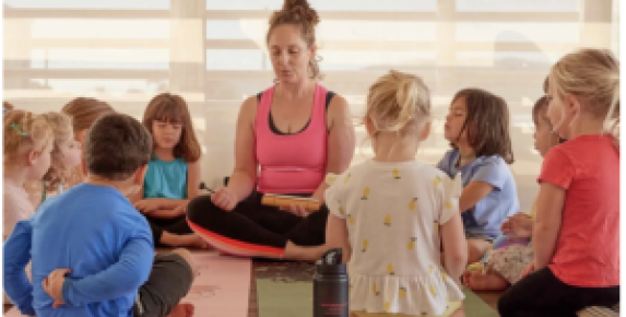 Mart Littles Kids Yoga at Marin Country Mart